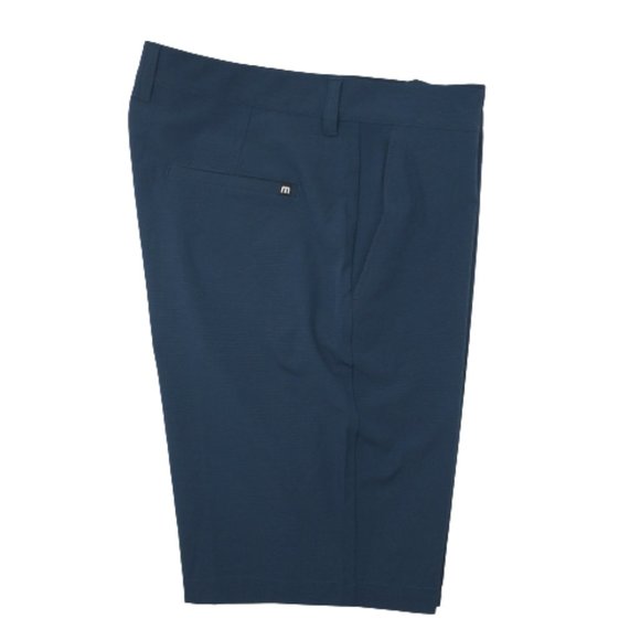 Travis Mathew Blue Flat Performance Golf Shorts 36